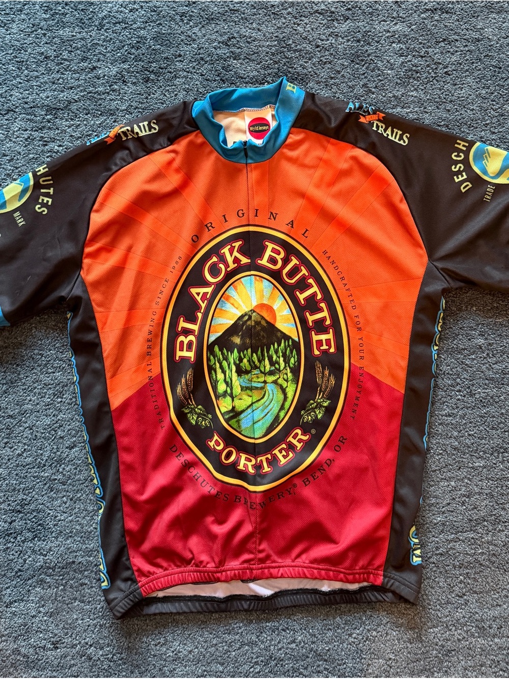 Men's Cycling Jersey - Deschutes Brewery, Black Butte Porter, XXL